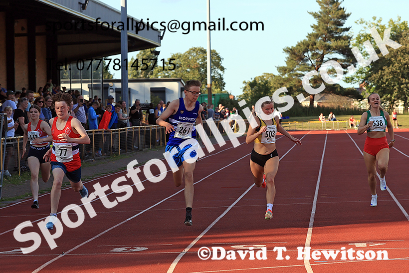 200 metres, 2025 NEGP No 4, Monkton. Photo: David T. Hewitson/Sports for All Pics